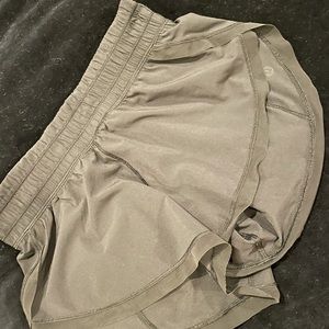Black High Rise Lululemon shorts